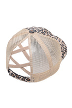 Load image into Gallery viewer, Leopard High Ponytail Hat
