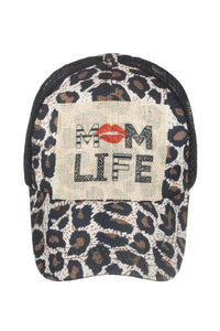 Mom Life High Ponytail Hat
