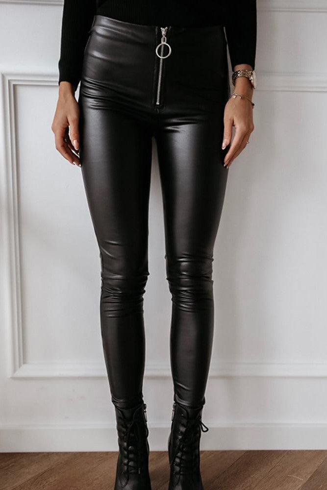 Faux Leather Zip Up Skinny Pants – The Tipsy Gypsy Boutique